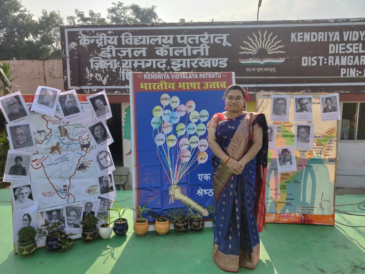 KvPatratu's tweet photo. India with different languages
Week -2
भारतीय भाषा उत्सव
#Bhartiyabhashautsav
#Bhashasangam
#LanguageLearning
#Languagemonth
@EduMinOfIndia
@GondRusiya
@KendriyaRanchi
@KVS_HQ
@DPPatel44914035 https://t.co/uVO6kY5V5a