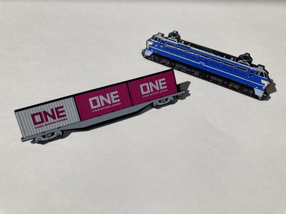 貨物コンテナ　ブロックカレンダー 10月14日は 🚃 #鉄道の日 🚃 NewDaysさんで発売された 「コンテナ プラ