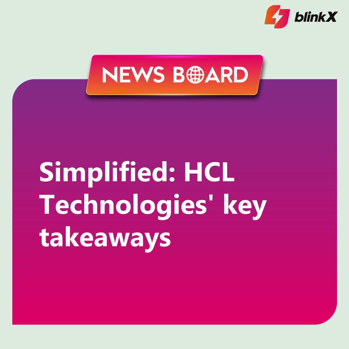 HCL Technologies recently shared some insights from their management team during the Q2FY24 results announcement...

Read more at: blinkx.in/news/quarterly…

#HCLTech #HCLTechInsights #Management #guidance #Q2FY24 #Q2Results #StockToWatch #sharemarket #StockMarketindia