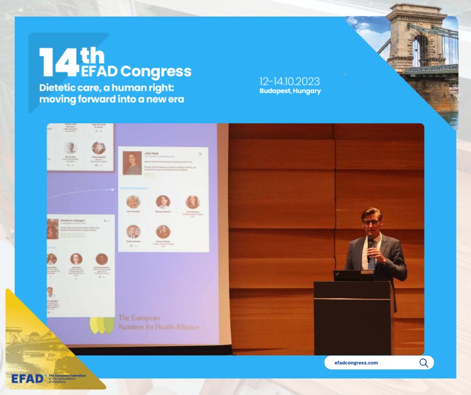 Joost Wesseling introduced us to the <a href="/ONCAcampaign/">Optimal Nutritional Care for All</a> at the plenary session of the #14thEFADCongress.  
The session was marked by a momentous event that signified the ever-growing global commitment to tackling malnutrition.
Stay tuned for the coming post!