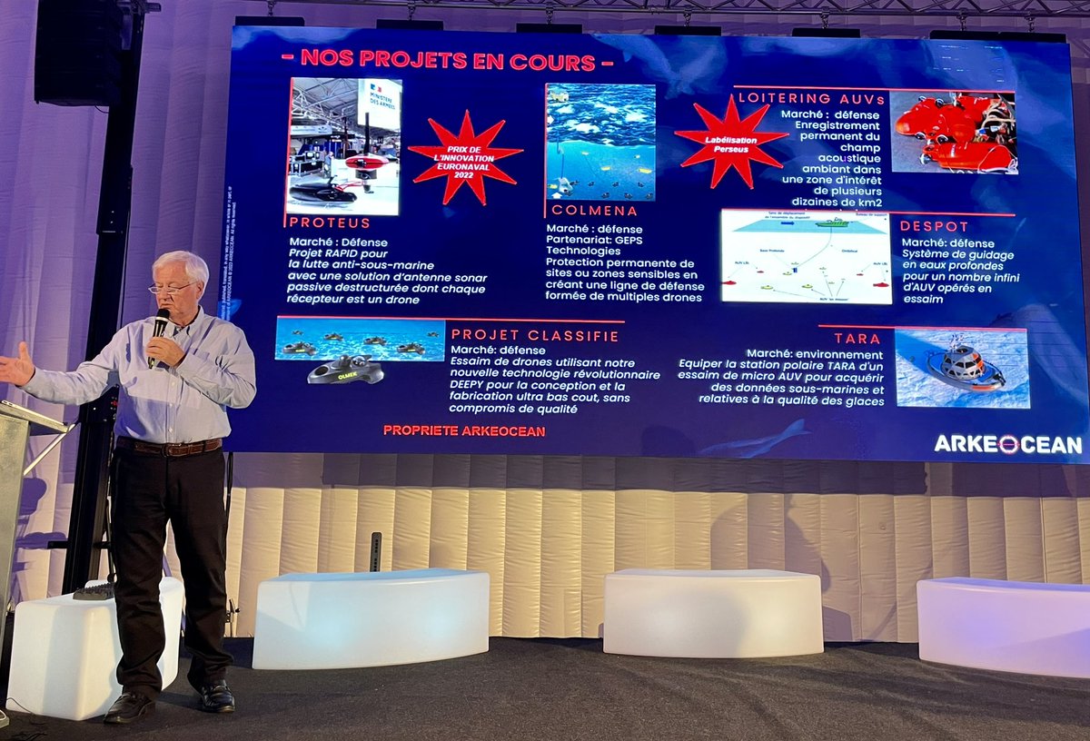 Unique au monde : la société <a href="/arkeocean/">Arkeocean</a> fabrique et vend des meutes de drones pour explorer les fonds marins. Son créateur Thierry BRIZARD présente ses projets lors de la journée #pachacamac au <a href="/ludylab/">LUDyLAB 🧡</a>