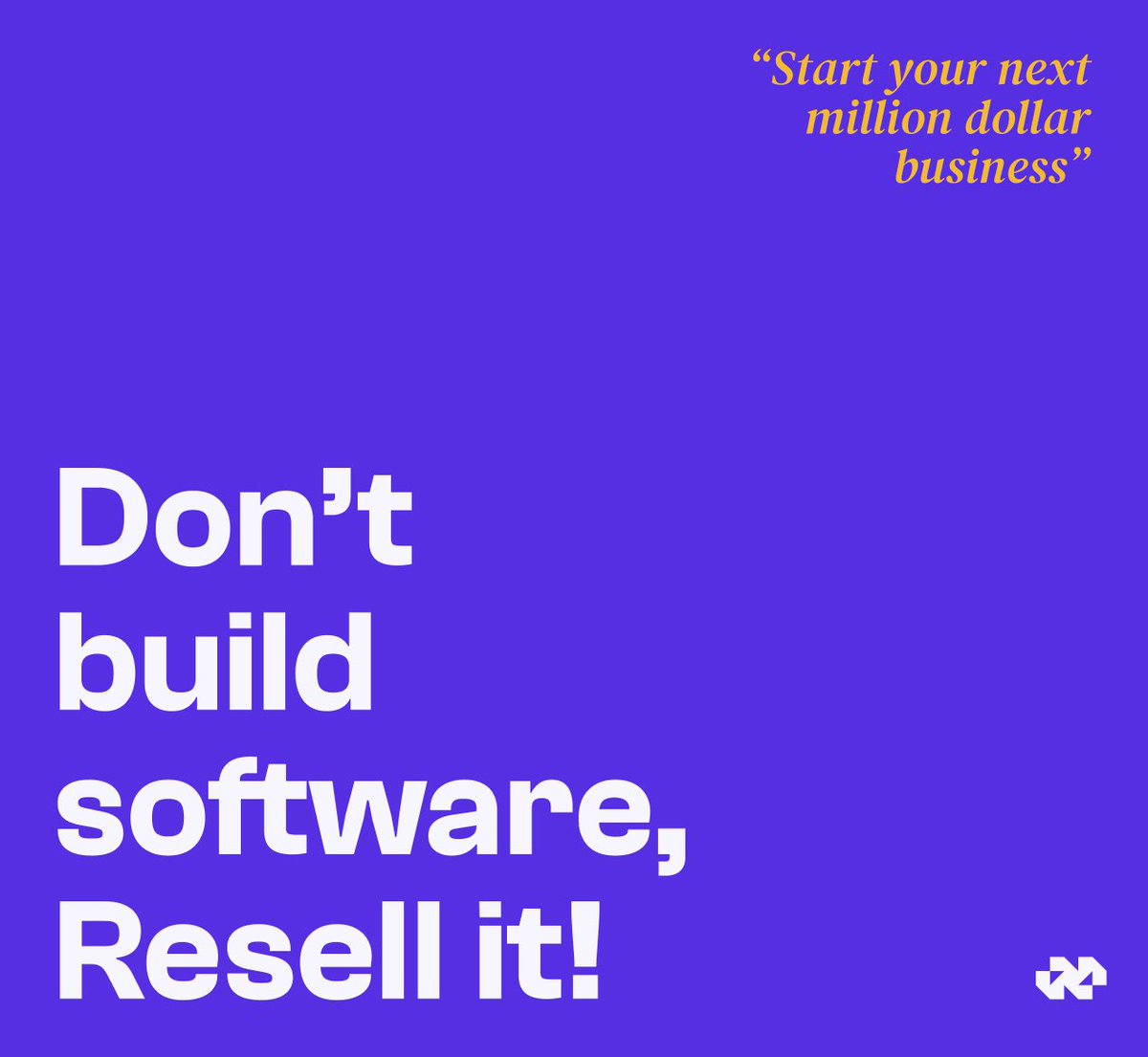 ResellSAAS tweet picture