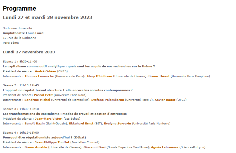 bruno_amable's tweet photo. Conférence en l'honneur de Robert Boyer
Lundi 27 et mardi 28 novembre 2023
Inscriptions : https://t.co/eNE8xFqweV https://t.co/4BQpe1N45L