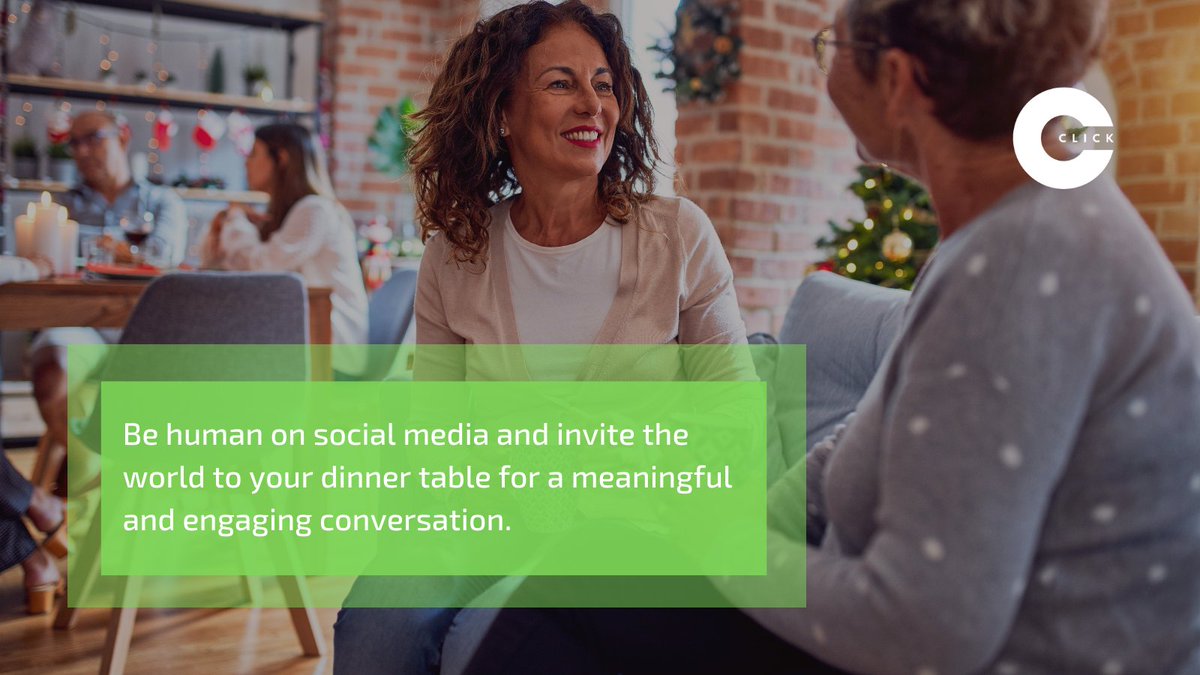 clickethical's tweet photo. Be human on social media and invite the world to your dinner table for a #meaningful and #engaging conversation. You can learn more about who we are and how we help by visiting👉 https://t.co/jgvwmtPaxC

#ethical #clickethical #socialmedia #socialmediamanagement  #makeadifference https://t.co/EQXTYK9QxA