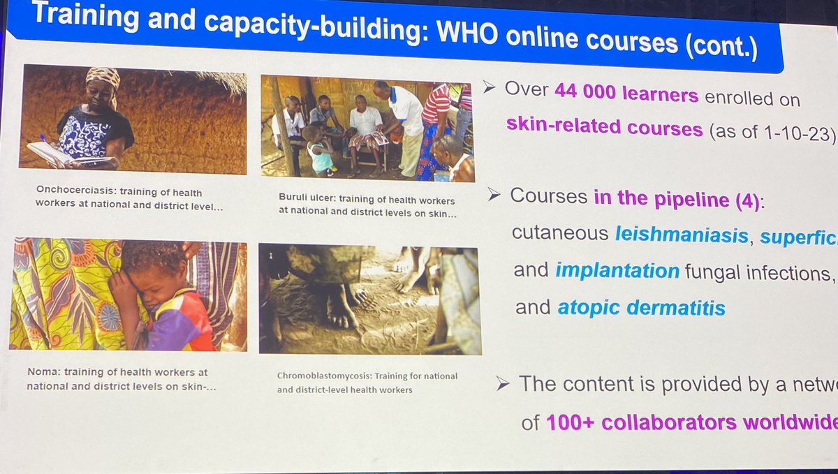⁦@eadv⁩ Congress @ilds session we hear 1000 learners have accessed the new chromo course ⁦@openwho⁩ - congratulations 👏 ⁦@CDCGlobal⁩ @IFDerm⁩ ⁦@glodermalliance⁩