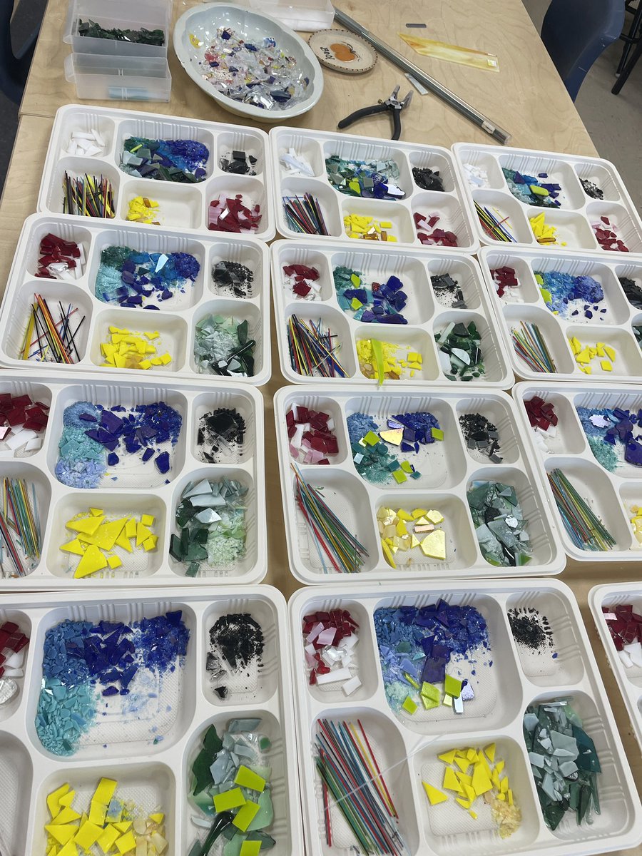 Glass prep! @HRCE_NS @HRCEFineArts #ThanksToYouHalifax