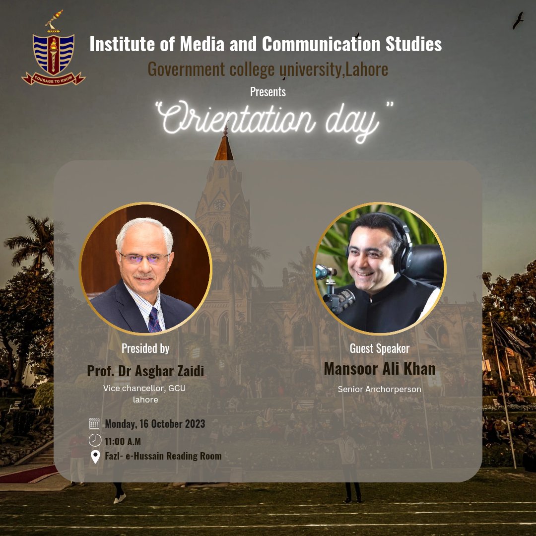 GCUL Media And Communication Studies tweet media