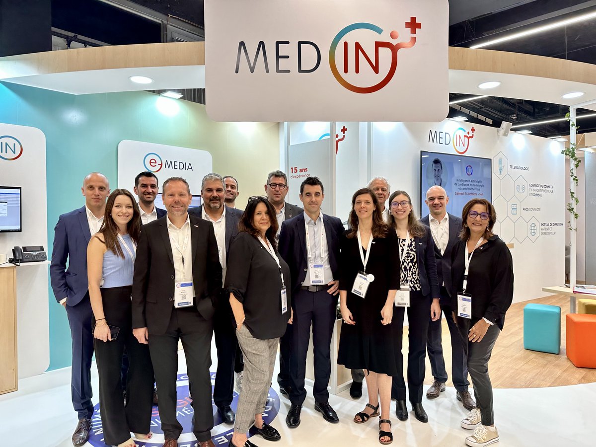 #JFR2023 ! C'est parti ! Nos experts <a href="/MEDINPLUS/">MEDIN +</a> et e-MEDIA vous attendent nombreux pour cette 1ère journée. 

📍RDV stand 1P03 pour découvrir nos solutions dédiées à l'imagerie médicale et nos engagements envers la #DRIMbox. 

À tout de suite ! <a href="/SFRadiologie/">SFR (Radiologie)</a>