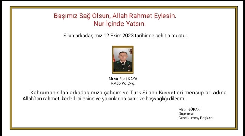 turkhafiza1's tweet photo. Senin ve sizlerin o mağaralarda, tünellerde, mazgalların önlerinde neleri göğüslediğinizi, nelerden vazgeçtiğinizi bilselerdi sizden başka konuşacak dertlenecek meseleleri olmazdı. Ülkem, bayrağım, onurum !

Evvelce gidenlerin asil ruhları şad olsun! https://t.co/67y7IfpXZz
