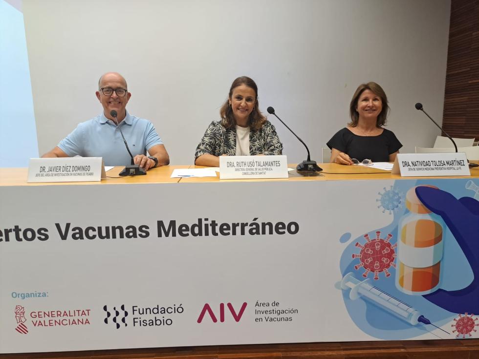 GVA Fisabio (@gvafisabio) on Twitter photo 🗣️ El 5 y 6 de octubre se celebró el IV Encuentro de Expertos en Vacunas del Mediterráneo, organizado por el <a href="/AIVFisabio/">Área de Investigación en Vacunas</a>
💉 Entre otras cuestiones, se analizaron las estrategias vacunales para mejorar la salud de la población.
🔗 Para más información:
comunica.gva.es/es/detalle?id=… 🗣️ El 5 y 6 de octubre se celebró el IV Encuentro de Expertos en Vacunas del Mediterráneo, organizado por el <a href="/AIVFisabio/">Área de Investigación en Vacunas</a>
💉 Entre otras cuestiones, se analizaron las estrategias vacunales para mejorar la salud de la población.
🔗 Para más información:
comunica.gva.es/es/detalle?id=…