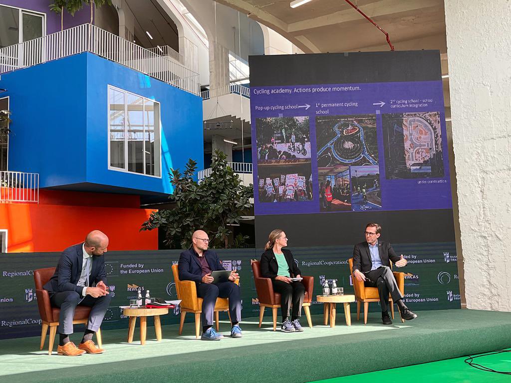 ChristianCIOW's tweet photo. I was delighted to represent @GIZAlbania at the 1st regional forum of #localselfgovernments organized by @rccint and @nalas_eu.
I talked about how digital marginal gains benefit local governments, in urban mobility.
In short: small things (routines) can change the world. https://t.co/eMuZNDqv8G