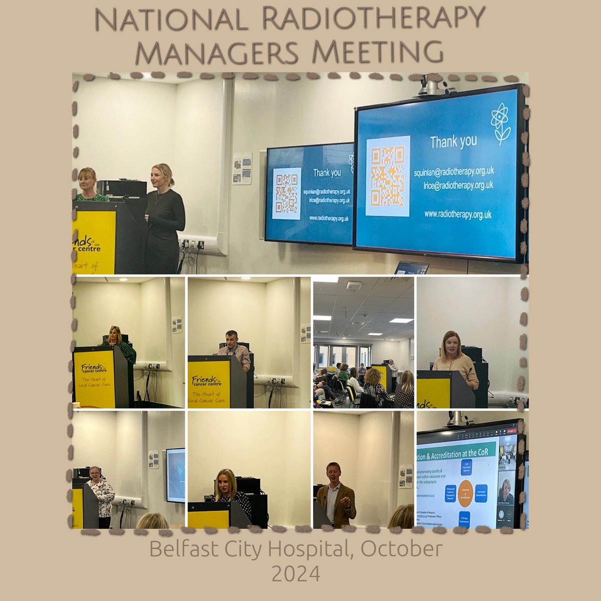 Yesterday and today we hosted the National Radiotherapy Managers Meeting. 
A great time for collaboration and connection

Very privileged to have a variety of excellent speakers yesterday! Thank you to all who were represented.  

#teambehindthebeams