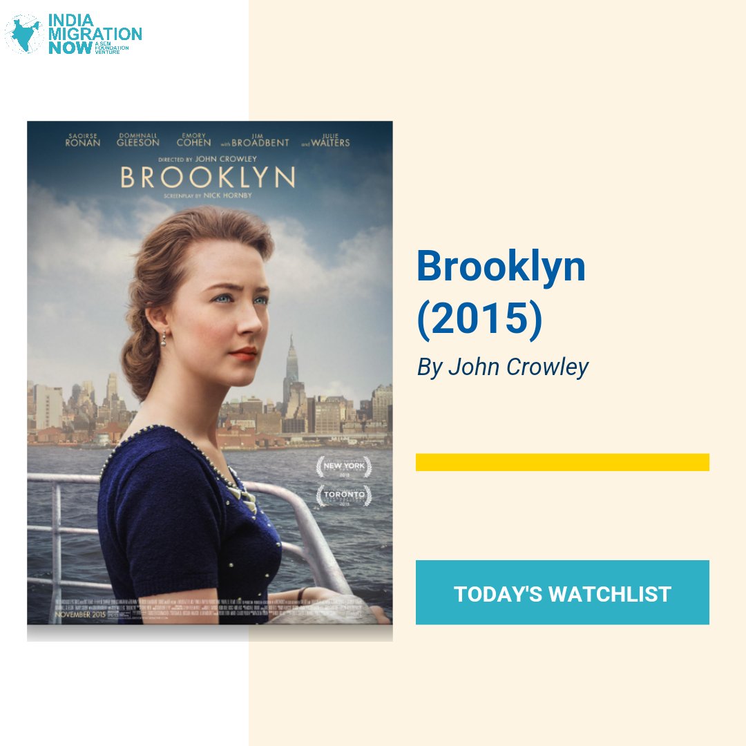 NowMigration's tweet photo. (1/3) This weekend, dive into the heartwarming tale of Eilis Lacey in "Brooklyn" (2015) directed by the talented John Crowley!
#WeekendMoviePick #BrooklynMovie https://t.co/HefYPtstkK