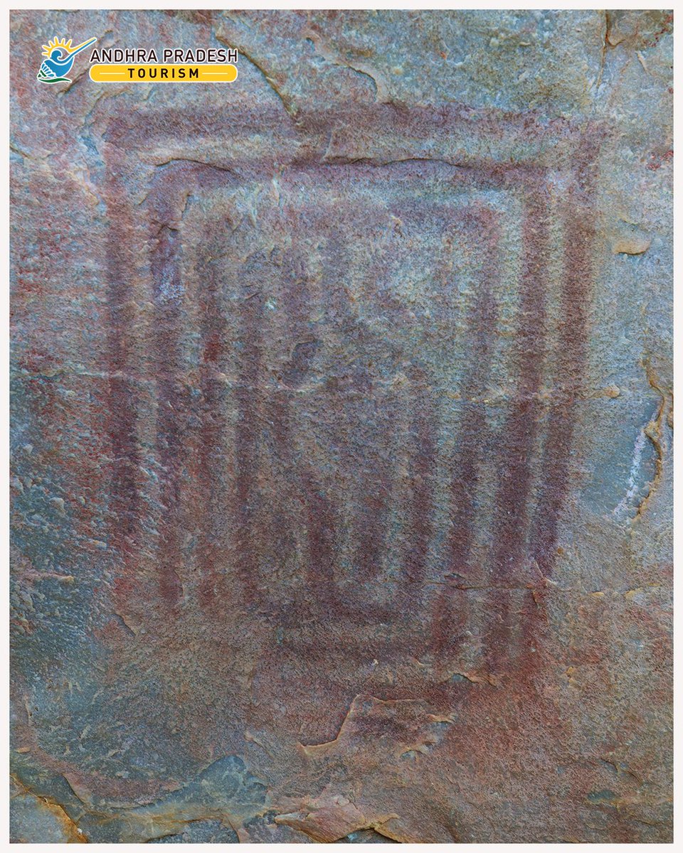 Tourism_AP's tweet photo. "Exploring the mesmerizing Ketavaram rock paintings, Kurnool Dist., Andhra Pradesh. A window into the ancient artistry and cultural richness of our ancestors! 🎨🌄 #KetavaramRockArt #AncientArtistry" 
Please follow us on Instagram for more updates:
https://t.co/ga7UBakbMq https://t.co/AVeieku1Or