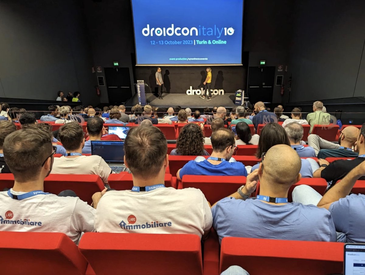 ImmobiliareLabs's tweet photo. Come quasi ogni anno dal 2016, siamo al #droidconItaly2023! Una grande opportunitΓ per apprendere, condividere e fare networking in un ambiente globale e interattivo.
#compose #architecture #ai #machinelearning #kmp #largescreens #accessibility
@Droidconit https://t.co/vexhL2veo6