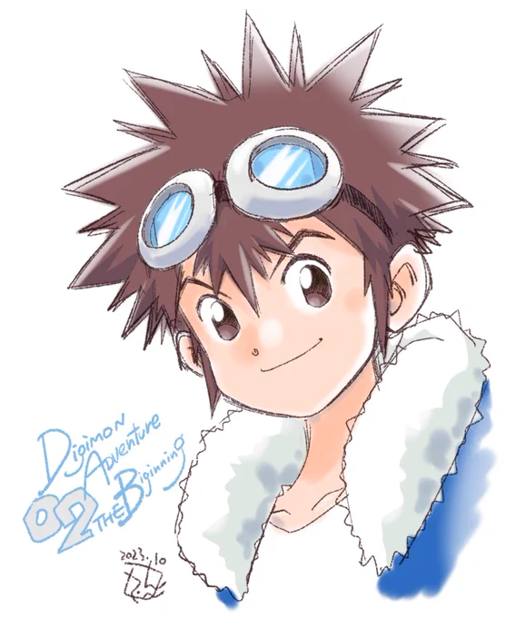 『デジモンアドベンチャー 02theBeginning』 先日試写会で観せていただきました。大輔の主人公ムーブが相変わらずでよかったです(^^)。10月27日から公開。  #デジモン #Digimon