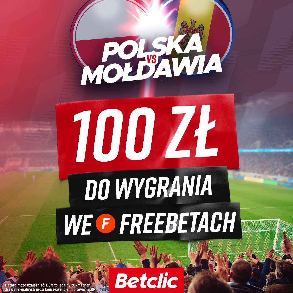 BetclicPolska's tweet photo. ⚽️ KONKURS ⚽️

Zasady: 
🔎 obserwuj @BetclicPolska
🔄 retweet
📝 wytypuj dokładny wynik meczu Polska🆚Mołdawia i strzelca ostatniego gola + dodaj #KonkursBetclic
📲 podaj login Betclic

🔞 Gramy do 20:45. Konkurs dla osób pełnoletnich. Wygrywają 2 osoby.

#POLMDA https://t.co/TxGOaAZmip