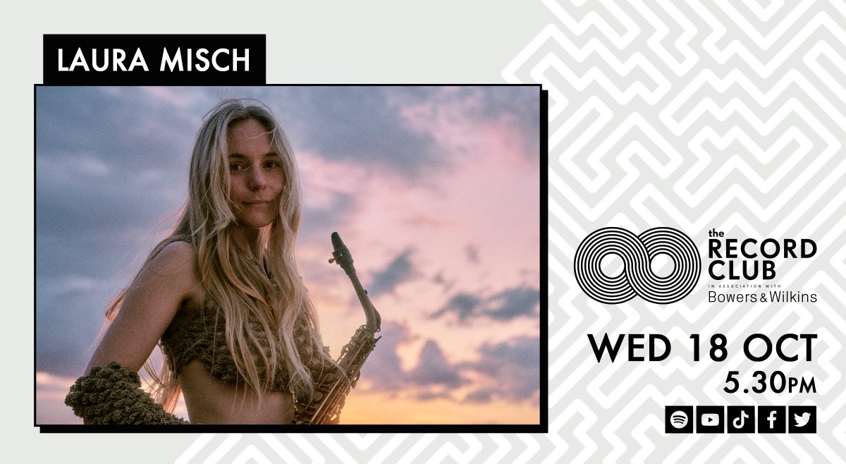 Next week @jjiszatt chats with Laura Misch (@ellmisch) all about her debut album 'Sample The Sky' which just dropped today!💜 Join us from 5.30pm on Weds October 18th for an interview, fan Q&A and the chance to win @BowersWilkins headphones: linktr.ee/therecordclub