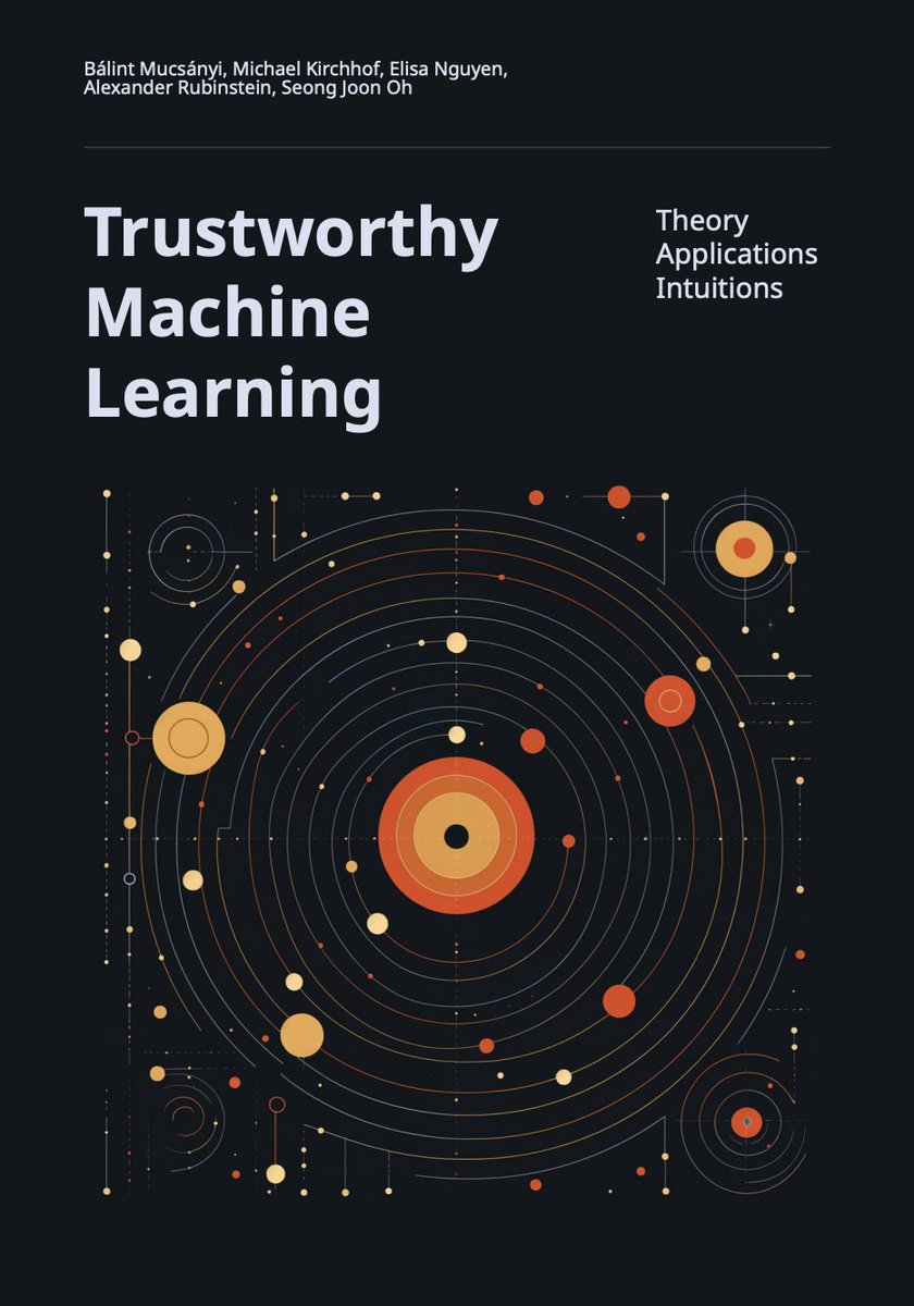 Our Trustworthy Machine Learning textbook is out today! 🥳The book’s dedicated webpage is trustworthyml.io, and you can also find it on arXiv under arxiv.org/abs/2310.08215.
Check out this 🧵on what key questions this freely available book answers 👇(1/6)