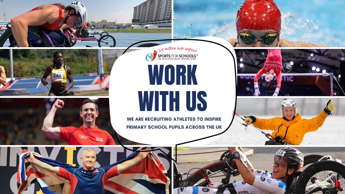 Great Athletes (@greatathletesuk) on Twitter photo ✨We want YOU to join our team and inspire the next generation with us!🏃🏃♂️🙌
Let's create unforgettable experiences and ignite the spark of athleticism in young hearts.💫📚🏆
#JoinTheTeam #InspireTheFuture #SportsForSchools
Message or email us at team@sportsforschools.org 📧 ✨We want YOU to join our team and inspire the next generation with us!🏃🏃♂️🙌
Let's create unforgettable experiences and ignite the spark of athleticism in young hearts.💫📚🏆
#JoinTheTeam #InspireTheFuture #SportsForSchools
Message or email us at team@sportsforschools.org 📧