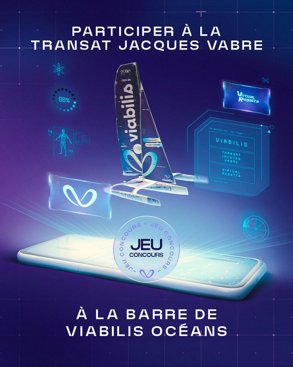 🕹️ Jeu-concours VIRTUAL REGATTA 🕹️  

GAGNEZ l'un des 10 codes Full Pack VIP <a href="/VirtualRegatta/">Virtual Regatta</a> pour une expérience immersive exceptionnelle !  

🍀 Pour participer :  
▪️Être abonné au compte 
▪️RT ce tweet