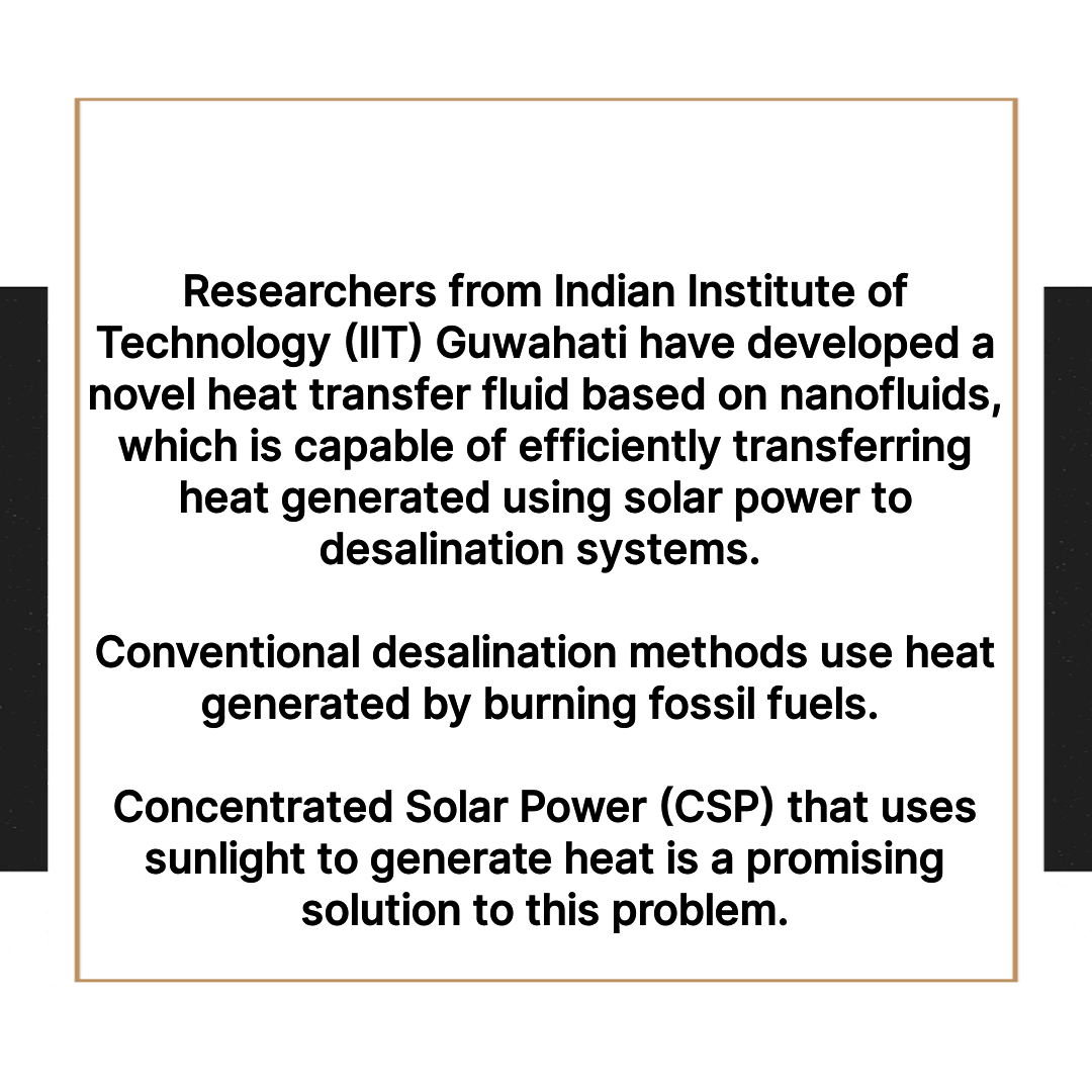 mayur259's tweet photo. News: IIT Guwahati’s New Heat Transfer Liquid to Use Solar Power for Desalination
#IITGuwahati #HeatTransferLiquid #SolarPower #Desalination #Research #HeatTransfer #Nanofluids #DesalinationSystem #Water #Seawater #WaterScarcity #WaterShortage #Freshwater @IITGuwahati @iitg https://t.co/w3sBweVcYT