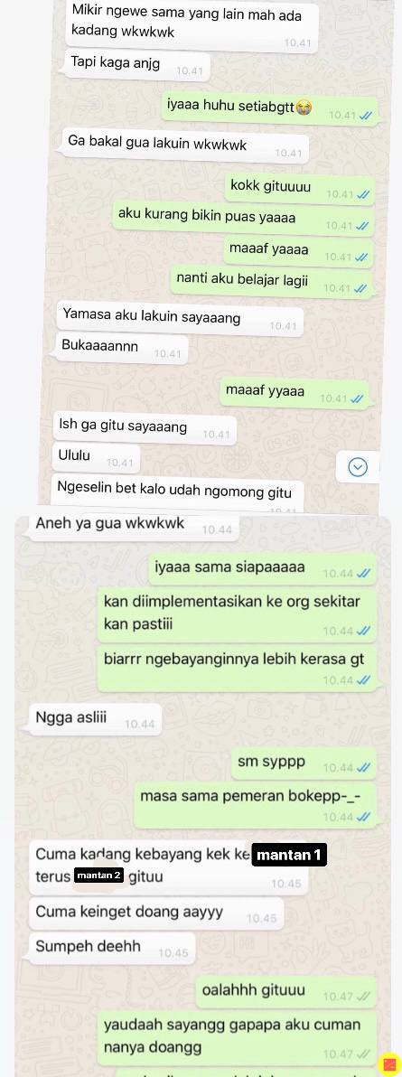 mnrt kalian kayak gini wajar ga? selama ini aku nganggapnya wajar yg kayak yaudah bagus malah dia udh jujur sm aku terbuka tp mnrt tmn2 aku ketika diceritain, kyk gini manipulatif dan jahat krn ngebayangin mantan. 18!