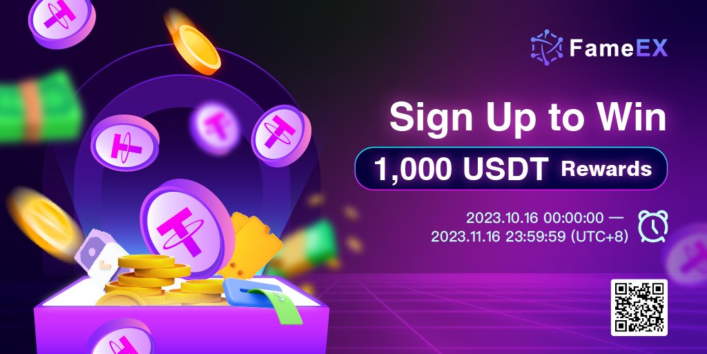 FameEXGlobal's tweet photo. 🎁Sign Up to Win 1,000 $USDT Rewards🎉
💰Get free bonus, trial funds, commission card & discount coupon!
How To Enter:
✅Sign up on #FameEX
✅First deposit ≥ 10 USDT
✅Spot ≥ 50 USDT
✅Futures ≥ 500 USDT
✅Invite 1 friend
🔗Details: https://t.co/vGlONa4SuV https://t.co/fuqtYsKflc