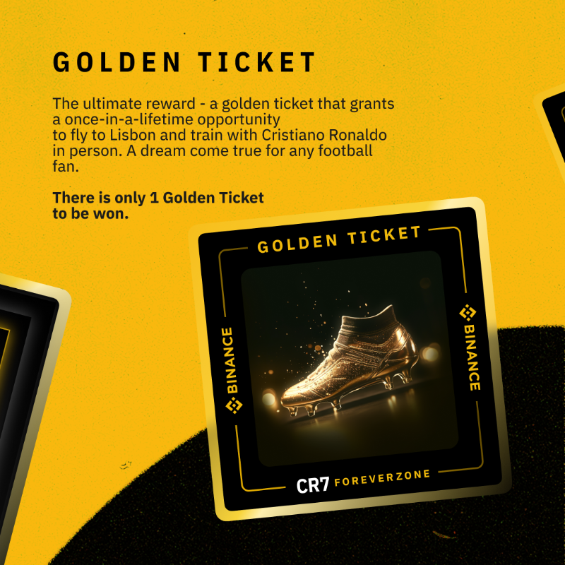 binance's tweet photo. "What can I get from a CR7 ForeverZone Box?"

Swipe to find out 👉