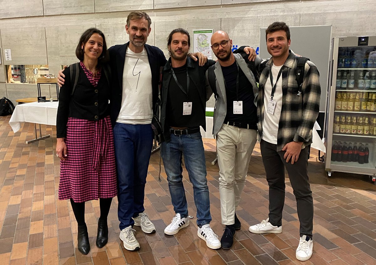 EOCengineers's tweet image. An exciting end to the week, last week, for the Digital Design team at Eckersley O'Callaghan! Philip Wilson, Ivan Micozzi, Carlo Fusari, Miriam Dall'Igna and Lorenzo Santelli embarked to Stuttgart to attend 'Advances in Architectural Geometry'.
 
#ComputationalEngineering