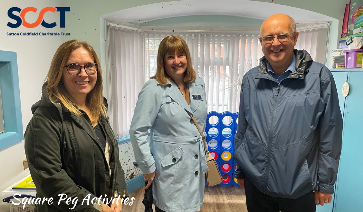 Our next stop for #SCCTontheroad is <a href="/SquarePeg_Ltd/">Square Peg Activities</a> in #SuttonColdfield, a brilliant project which provides leisure activities for children with additional needs and disabilities (1/2)