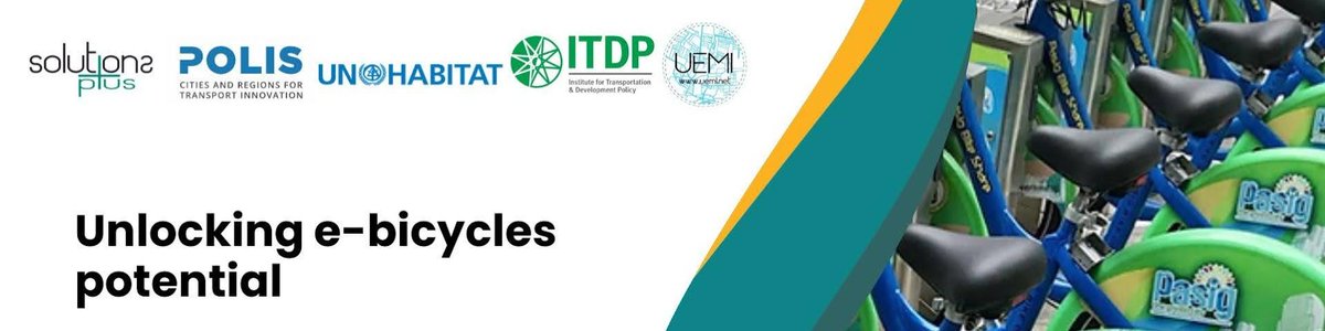 ITDP Africa (@itdpafrica) on Twitter photo We will be participating in the <a href="/SOLUTIONS_EU/">SOLUTIONSplus & Urban Electric Mobility Initiative</a> event on the potential of e-bicycles during #Walk21Kigali, in partnership with <a href="/CityofKigali/">City of Kigali</a>.
The event will include policy discussions around e-bikes & the launch of the Africa E-Bicycle Start-ups Booklet.
👉🏿rb.gy/0irqv We will be participating in the <a href="/SOLUTIONS_EU/">SOLUTIONSplus & Urban Electric Mobility Initiative</a> event on the potential of e-bicycles during #Walk21Kigali, in partnership with <a href="/CityofKigali/">City of Kigali</a>.
The event will include policy discussions around e-bikes & the launch of the Africa E-Bicycle Start-ups Booklet.
👉🏿rb.gy/0irqv