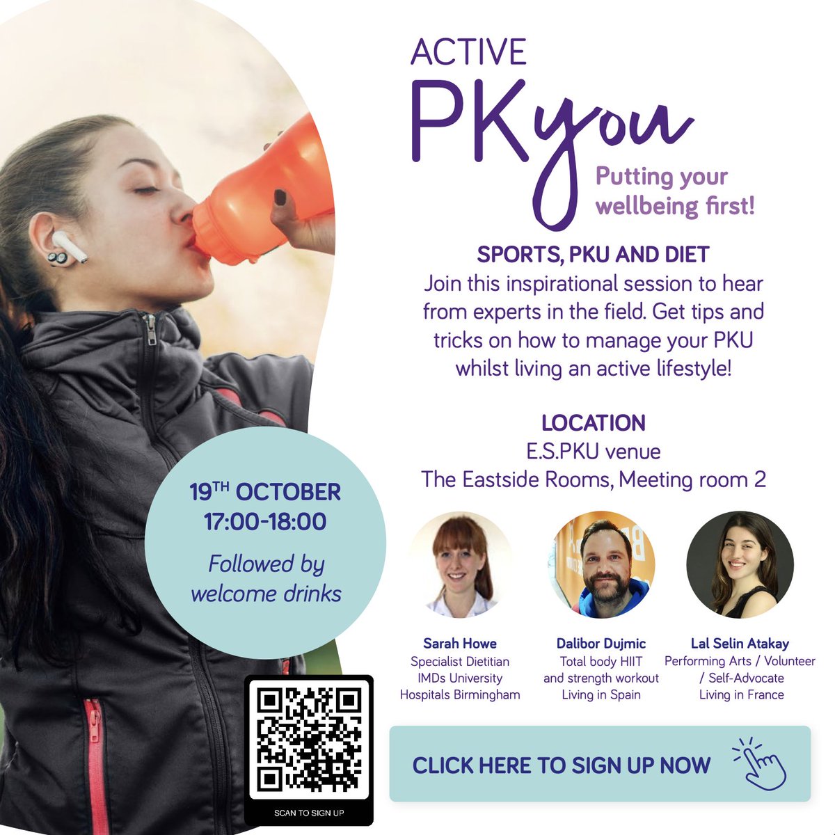 MundoMetabolico's tweet photo. 🧑‍⚕️Este año, el Congreso #ESPKU se celebra en Birmingham y desde Nutricia Global te invitamos a Active PKyou, sesión presencial sobre #PKU, deporte y alimentación, donde contaremos con expertos que compartirán sus conocimientos y experiencia.

👉Únete https://t.co/DPFApqAfR9 https://t.co/K5BsD7xMOR