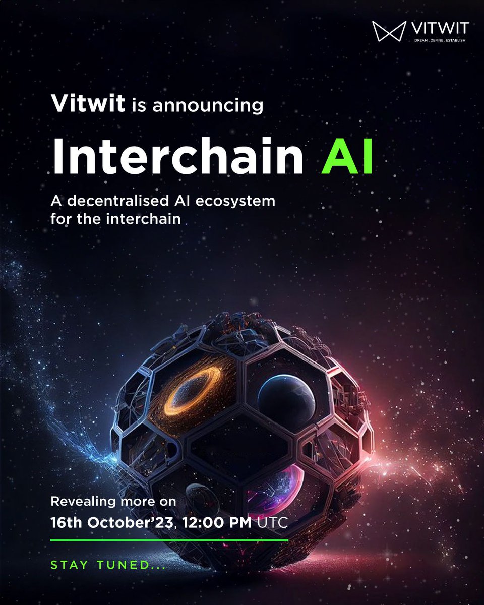 vitwit_'s tweet photo. Hello, @cosmos, @CosmosEcosystem & World!
We are thrilled to unveil a groundbreaking venture that we have been developing in our AI lab at @vitwit_.
Introducing π Interchain AI π β A decentralized AI ecosystem for the Interchain and beyond.
#InterchainAI #CosmosEcosystem https://t.co/GGf7hI2kF5