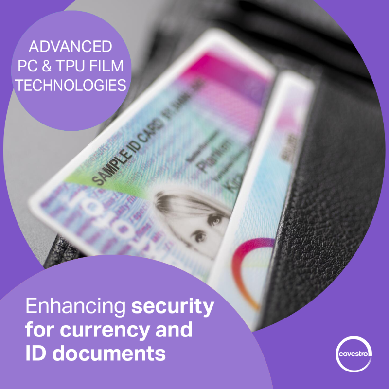 covestro's tweet photo. Join us at #IntergrafConference 2023 in Bilbao, Spain on OCT 18 – 20! 📢 Discover Makrofol® polycarbonate and Platilon® TPU Films for enhancing #currency & #ID documents security at booth 32. 👉 Register here: https://t.co/YIvY1iV6bs
