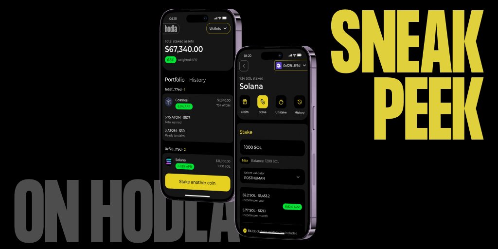 Hodla — Shopify for Validators tweet media