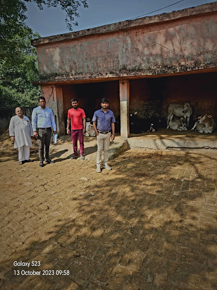 DmMaharajganj's tweet photo. शासन की मंशा के अनुरूप विभिन्न गो संरक्ष��� केंद्रों में गोवंशीय पशुओं के बेहतर संरक्षण व संवर्द्धन हेतु जिलास्तरीय अधिकारियों द्वारा स्थलीय निरीक्षण किया गया और निरीक्षण आख्या प्रस्तुत की गई।
प्राप्त आख्या के आधार पर गोवंशीय पशुओं के बेहतर रख-रखाव के इंतजाम सुनिश्चित किये जायेंगे https://t.co/KP4FhrdnrE