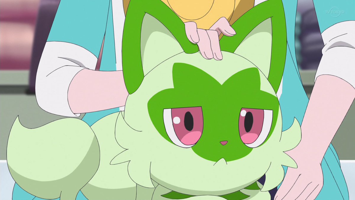 拗ねたニャオハ #アニポケ #anipoke #LikoRoy24
