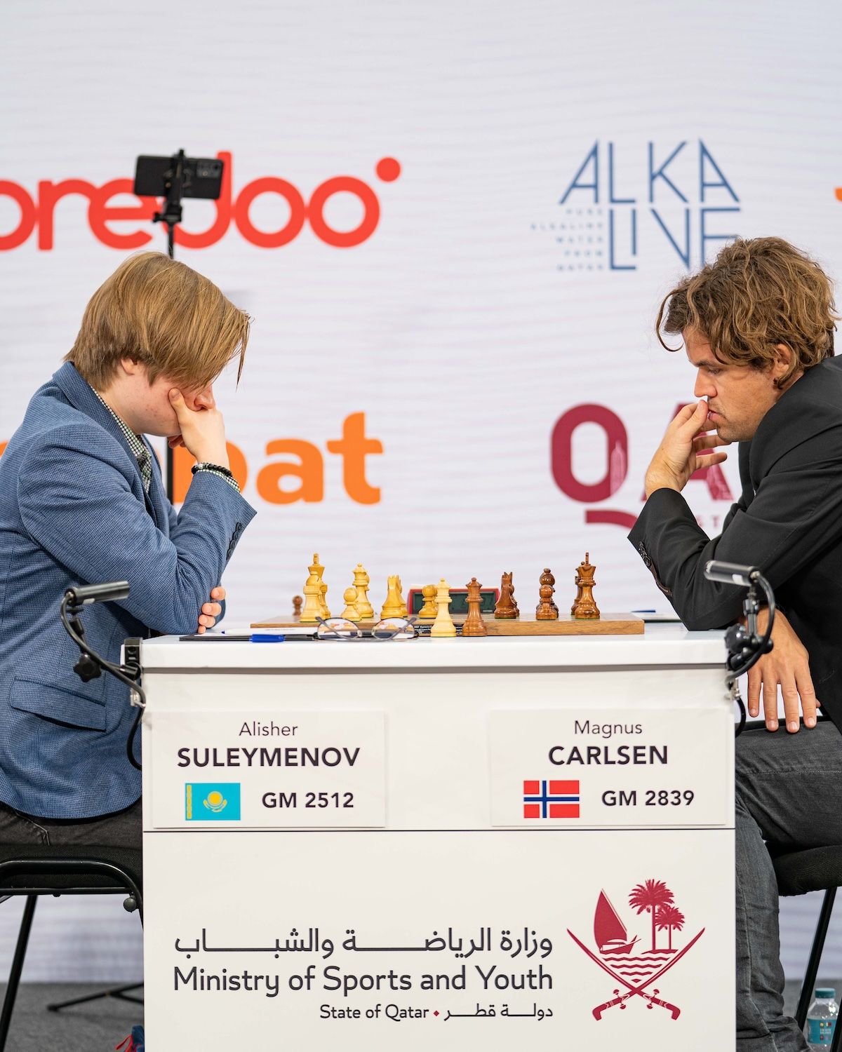 Norway Chess on X: GM Alisher Suleymenov played a Paul Morphy level game yesterday against World #1 Magnus Carlsen in Round 2 of the #QatarMasters2023, who suffered his worst loss in rating