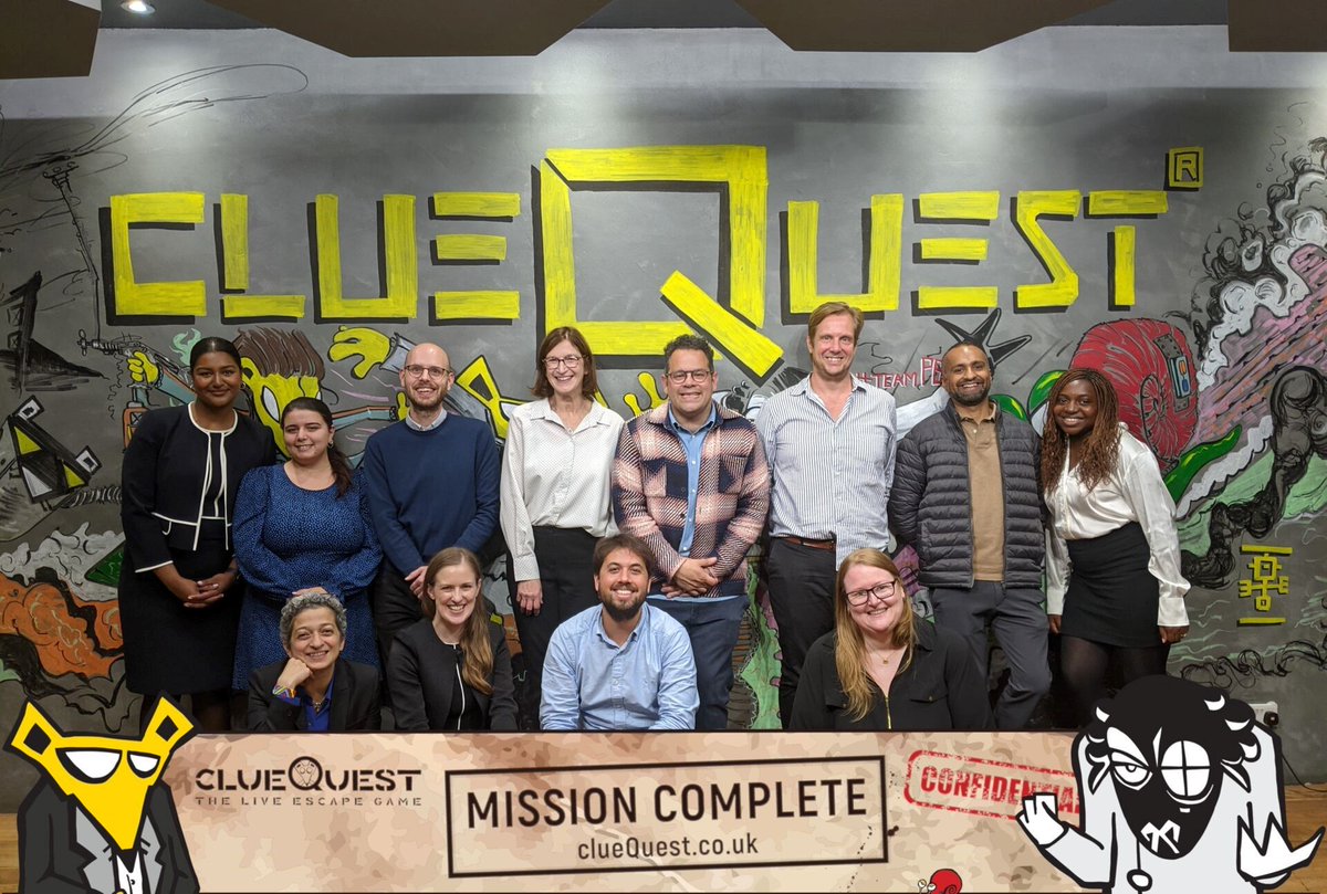 GoodmanRay1's tweet image. 🗝 Goodman Ray and Fourteen had a great time foiling villainous plots at ClueQuest and celebrating their escape over dinner the other night.

🎉 A big thank you to Fourteen for an evening we all thoroughly enjoyed!

#GoodmanRaySolicitors