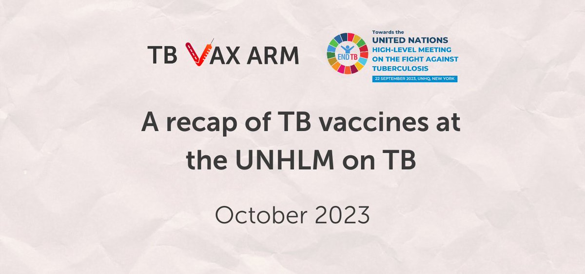 All eyes were on #NewTBVaccines at last month's #2023TBHLM with bold commitments and vocal support from Member States. But what do our governments need to do now to fulfil their promises on TB vaccines?

Read our latest blog to learn more ⬇️
newtbvaccines.org/all-eyes-on-ne…
