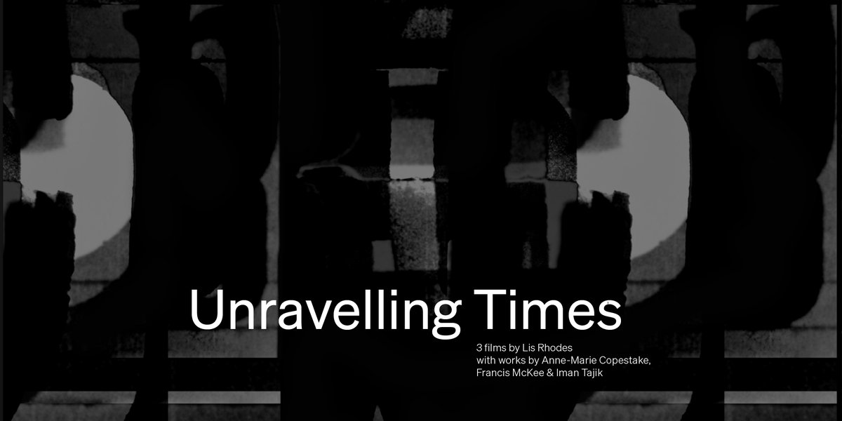 hunterian's tweet photo. 📣 Last chance to see! 'Unravelling Times' closes this weekend. Don't miss our critically acclaimed exhibition featuring works by experimental filmmaker Lis Rhodes and contemporary artists Anne-Marie Copestake, Francis McKee and Iman Tajik. Open until 5pm on Sunday. Free entry. https://t.co/F2PaDSpZPA