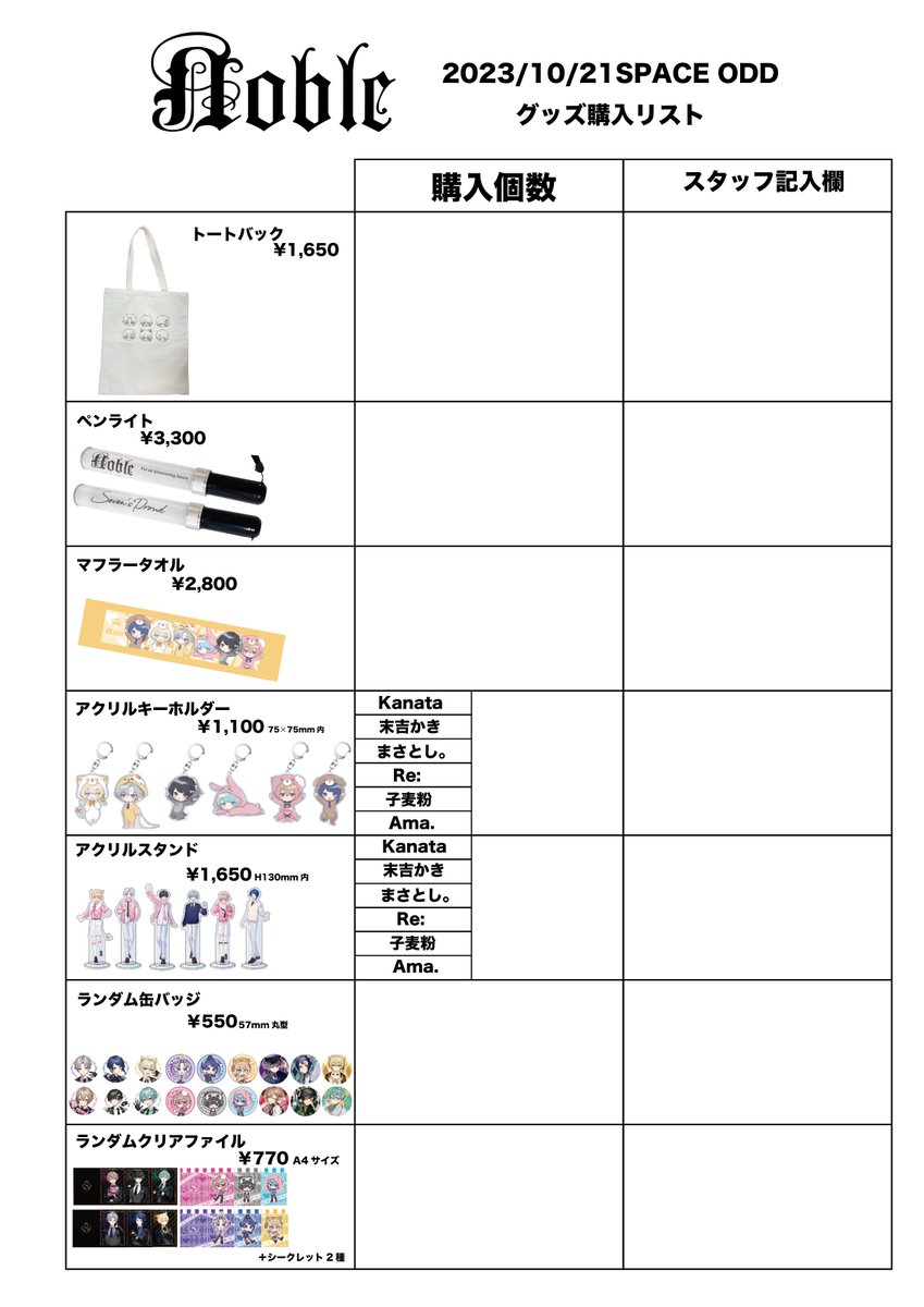 子麦粉バースデーグッズ2022 – Bitter Sweet Shop