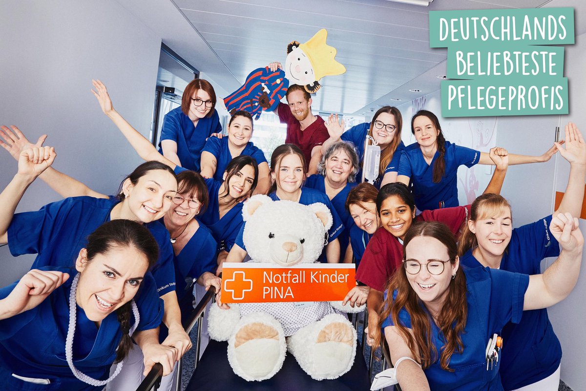 Sie sind bereits Landessieger in Baden-Württemberg, jetzt geht es um den Bundessieg. Das Team der Kindernotaufnahme im Olgahospital des Klinikums Stuttgart ist nominiert beim Wettbewerb Deutschlands beliebteste Pflegeprofis! JETZT ABSTIMMEN UNTER: deutschlands-pflegeprofis.de/p/kindernotauf… #Pflege