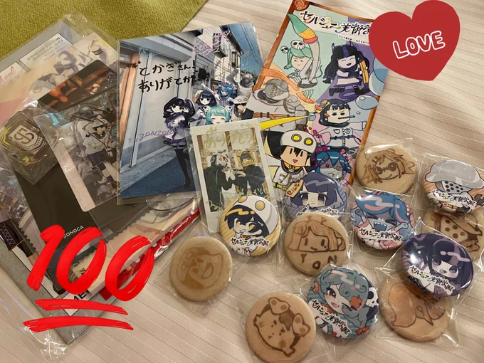 #セルセル展あんまりにもよすぎると人は何も言えなくなる最高天才集団私立セルジュニ美術学園  展示も解説音声もよすぎたし お会いできて本当〜〜にうれしかったです!!!(ヘルメットeye光ってて最高だった)出遅れぎみでいったのでグッズとかもろもろやり残したことがあり明日も行きたい!きもち! 