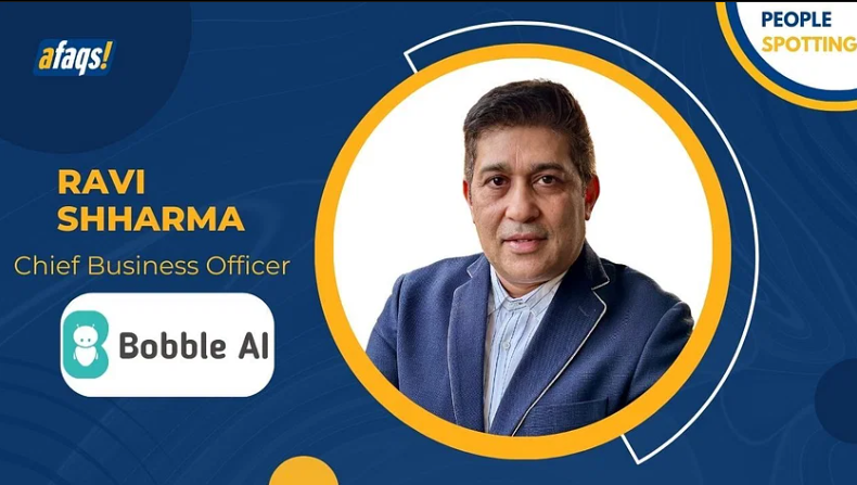 afaqs's tweet photo. #PeopleSpotting: AI-powered Conversation Media Platform, Bobble AI has appointed @Ravi_Shharma as its new Chief Business Officer.
More here: https://t.co/T5bO8w7zNY
 
#bobble | #ai | #artificialintelligence | #appointment | #news | #business | #leadership | @TheBobbleGuy https://t.co/f2khBefVis