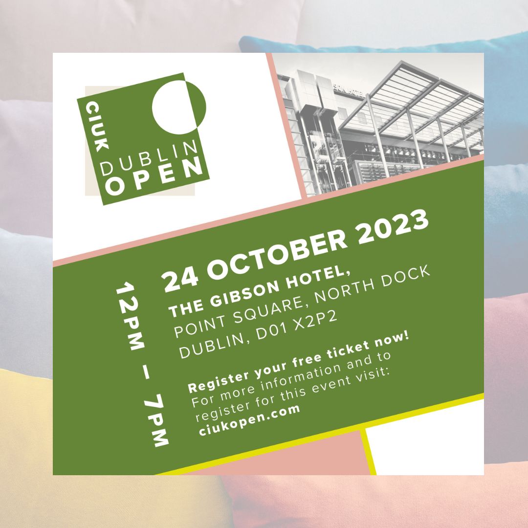 Less than 2 weeks to go until #DublinOPEN! We look forward to seeing you there - we will preview 3 new launches coming soon, alongside our latest collections, ESME &amp; PALAZZO. 

Join us for free here: ow.ly/PcBl50PWool