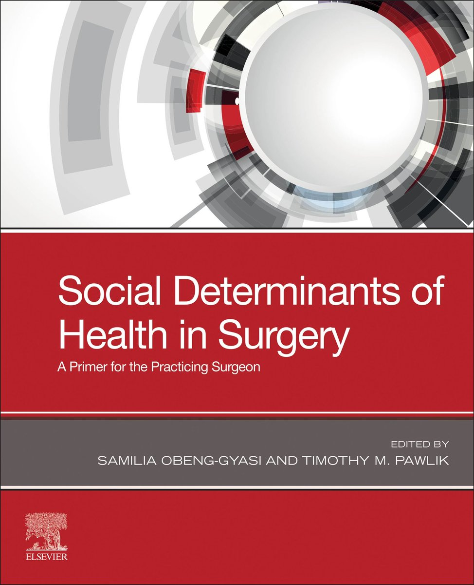 So excited to see our new book on #SDOH published this month by <a href="/ElsevierConnect/">Elsevier</a>. Thanks to my amazing co-editor @GyasiSamilia and all the dedicated co-authors for highlighting such an important topic that all #surgeons need to take action on! #HealthEquity not #healthdisparities