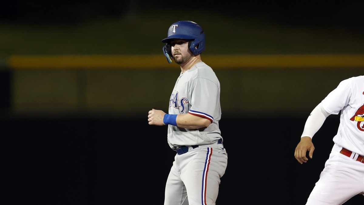 "I am really proud of myself for how hard I've worked and how far I've come."

#TexasRangers prospect Liam Hicks leads the Arizona Fall League in hitting thanks to hits in nine consecutive at-bats: atmlb.com/3rRFQzm