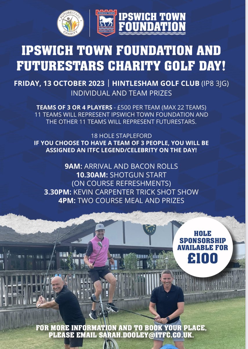 milts73's tweet photo. Todays the day…. Please be kind weather 🙏⛳️
⁦@ITFCFoundation⁩ ⁦@futurestars15⁩ ⁦@mattholland8⁩ ⁦@HintleshamGC⁩ https://t.co/mSMA658YUK